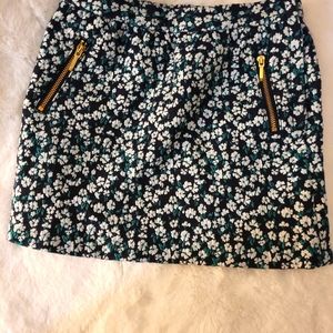 Girls Janie and Jack  jacquard flower Skirt